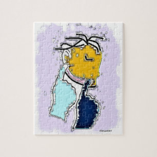 Puzzle ASL Deaf Modern Art 