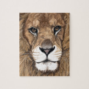 Puzzle Aslan l'art en pastel original de lion