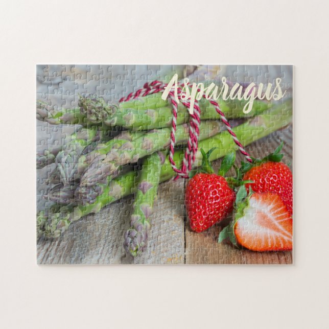 Puzzle Asperges vertes aux fraises (Horizontal)