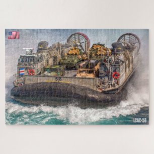 Puzzle ASSAUT DE PLAGE - LCAC 58 (20 x 30 POUCES)