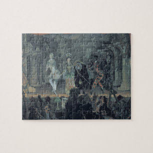 Puzzle Assemblée des maçons libres avant l'initiation d'a