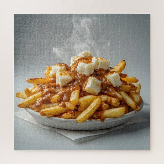 Puzzle Assiette de Poutine (Vertical)