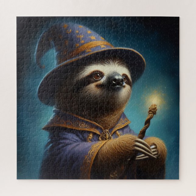 Puzzle Assistant Sloth (Vertical)