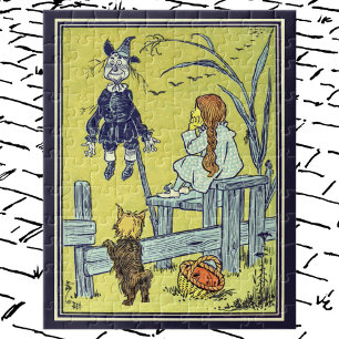 Puzzle Assistant vintage d'Oz, Dorothy Toto Rencontre ave