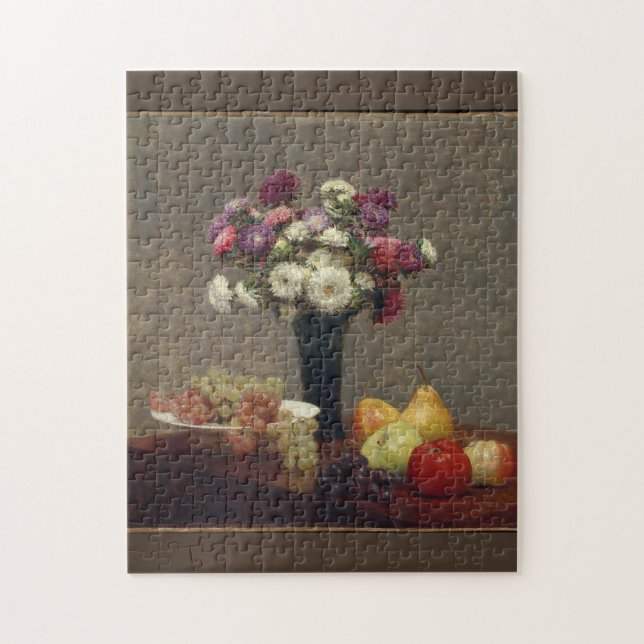 Puzzle Asters et fruits sur une table Henri Fantin-Lato A (Vertical)