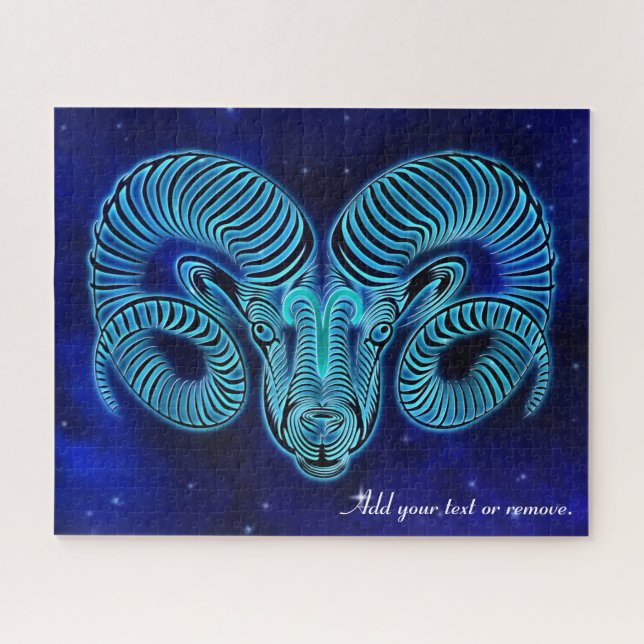 Puzzle Astrologie horoscope moderne Symbole zodiaque d'Ar (Horizontal)