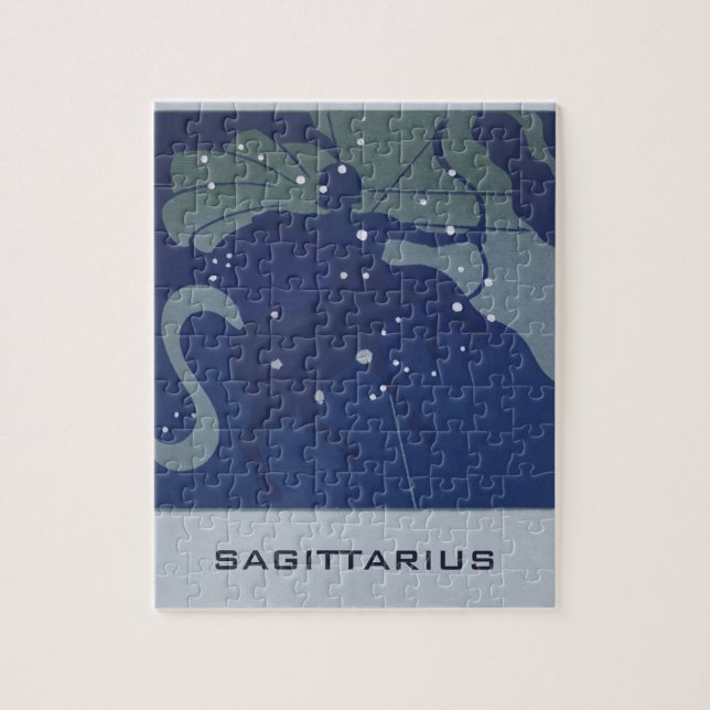 Puzzle Astrologie zodiaque vintage Constellation sagittai (Vertical)