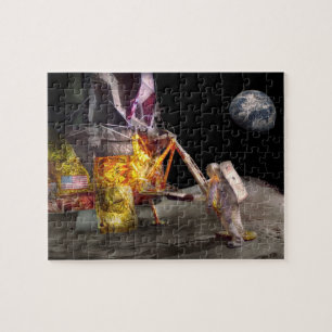 Puzzle Astronaute - Un petit pas