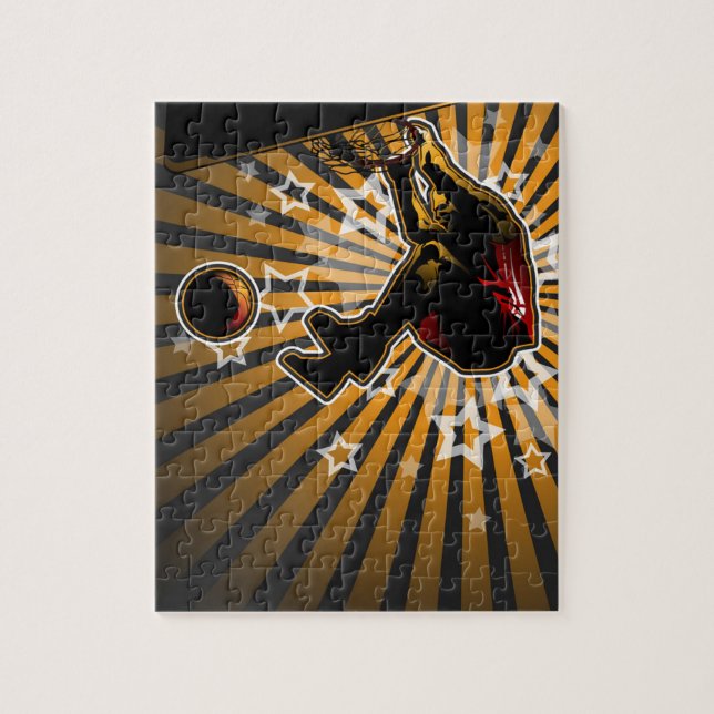 Puzzle Athlète de basket-ball (Vertical)