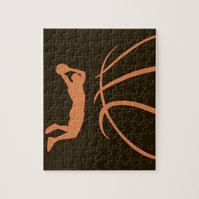 Puzzle Athlète de basket-ball (Vertical)