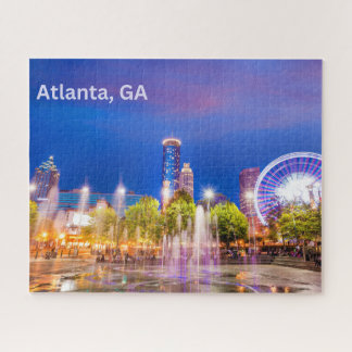 Puzzle Atlanta, GA City Park Vue nocturne
