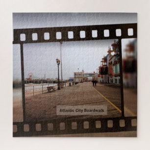 Puzzle Atlantic City Beach Boardwalk sur film