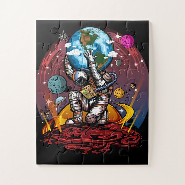 Puzzle Atlas Space Man (Vertical)