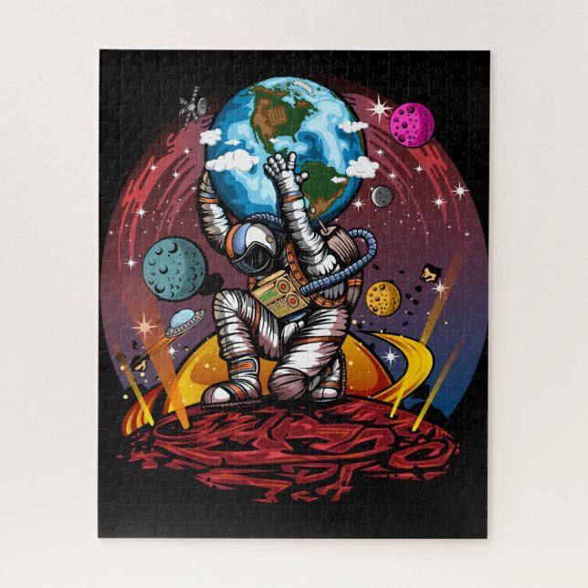 Puzzle Atlas Space Man (Vertical)