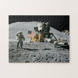 Puzzle Atterrissage historique d'Apollo sur la Lune aux É