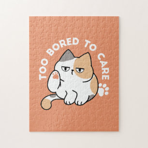 Puzzle Attitude de chat paresseux – Trop blasé pour s'en 