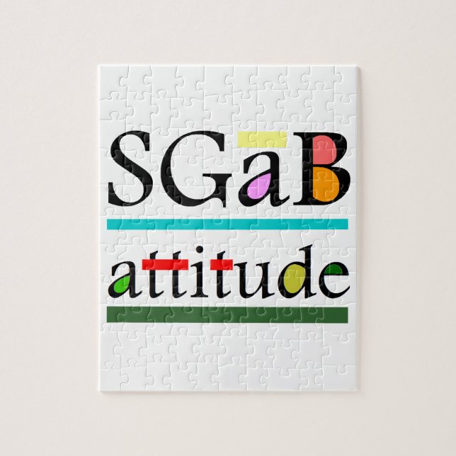 Puzzle Attitude de sgab (Vertical)