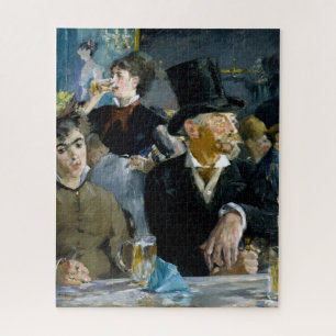 Puzzle Au Café par Manet Impressionnist Painting