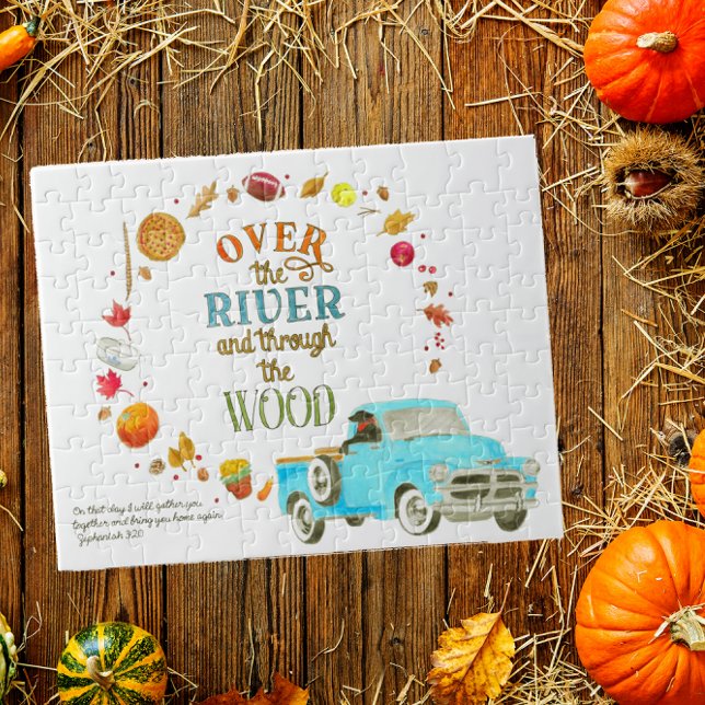 Puzzle Au-dessus de la rivière et à travers le bois Thank (Créateur téléchargé)