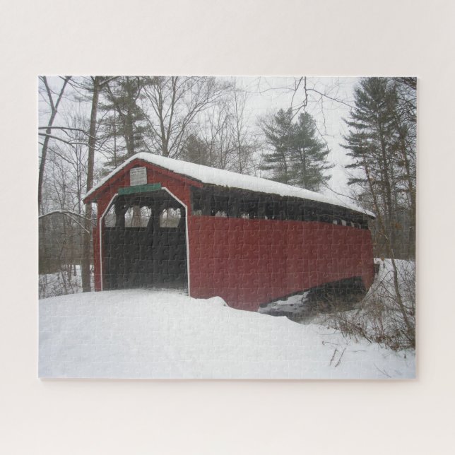 Puzzle "Au-dessus de la rivière et à travers les bois" (Horizontal)