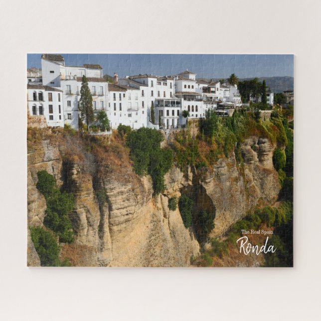Puzzle Au-dessus du bord - Ronda, Espagne (Horizontal)