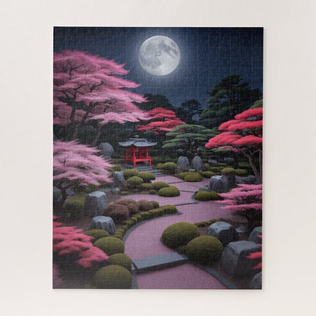 Puzzle Au Japon, les jardins sont souvent conçus avec des (Vertical)