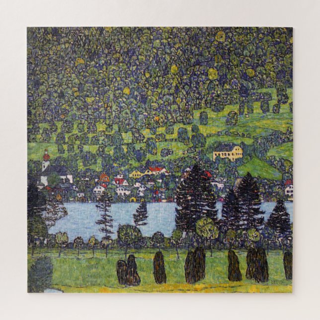 Puzzle Au Lac Atter, Gustav Klimt (Vertical)