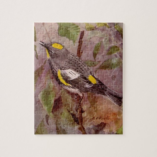 Puzzle Audubon Paruline Peinture de Louis Agassiz Fuertes (Vertical)