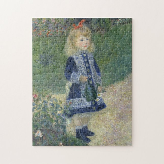 Puzzle Auguste Renoir's A Girl with a Watering Can (Vertical)
