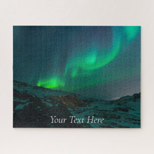 Puzzle Aurora Borealis Starry Night Stars Sky Winter Jigs