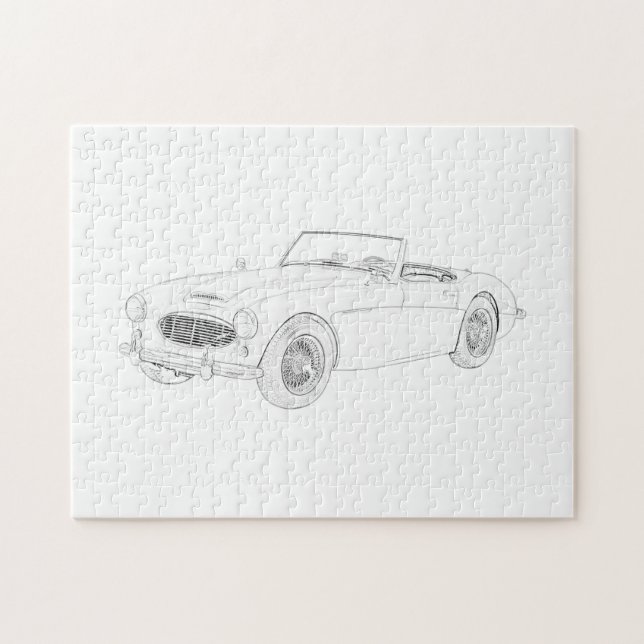 Puzzle Austin-Healey 1960 (Horizontal)