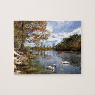 Puzzle Austin, Texas Barton Creek / Ladybird Lake Swans