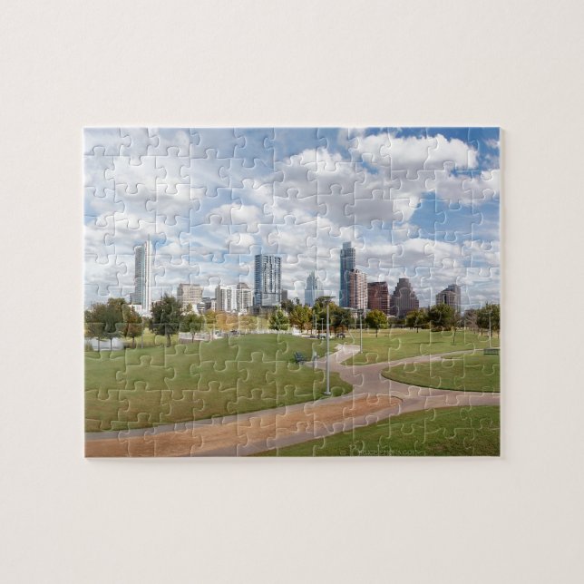 Puzzle Austin, Texas Downtown Skyline de Butler Park (Horizontal)