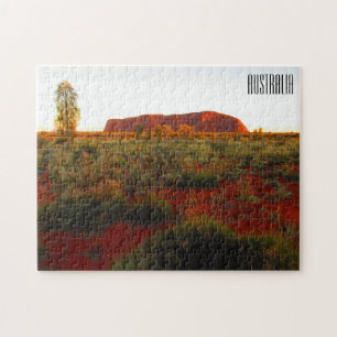 Puzzle australie du désert de uluru