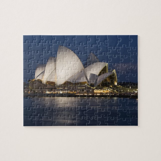Puzzle Australie, Sydney. Opéra de nuit le (Horizontal)