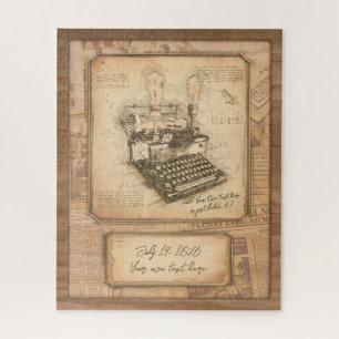 Puzzle Auteur de journal / éditorialiste. Art vintage. Ca
