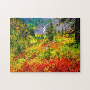 Puzzle Automne Automne Paysage Paysage Paysage Nature Jig