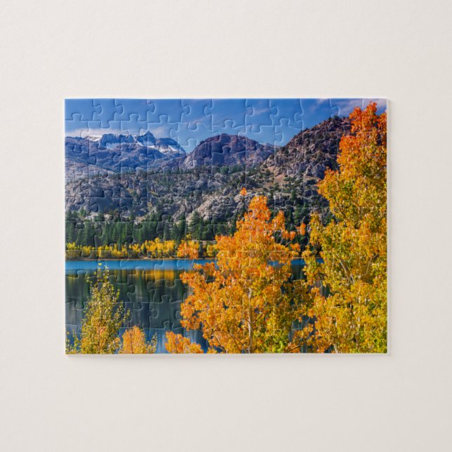 Puzzle Automne autour du lac June Lake, Californie (Horizontal)