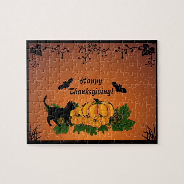 Puzzle Automne, Bon thanksgiving ! (Horizontal)