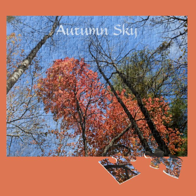 Puzzle Automne Ciel coloré Arbres d'automne Photographie (Créateur téléchargé)