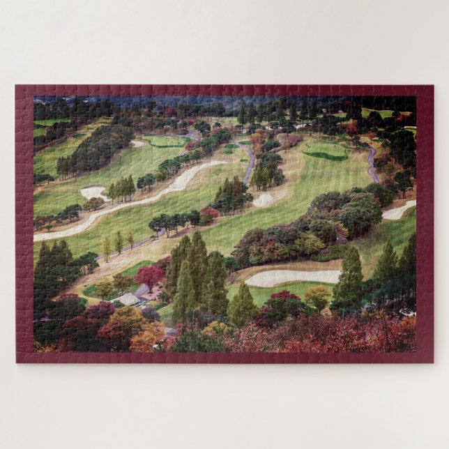 Puzzle Automne et Bourgogne Golf Photo (Horizontal)