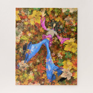 Puzzle Automne Feuille peinture de casse-tête