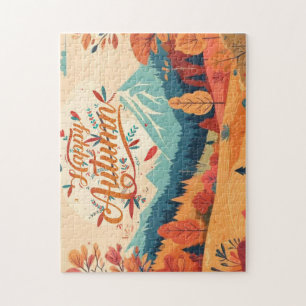 Puzzle Automne/feuilles/colorées