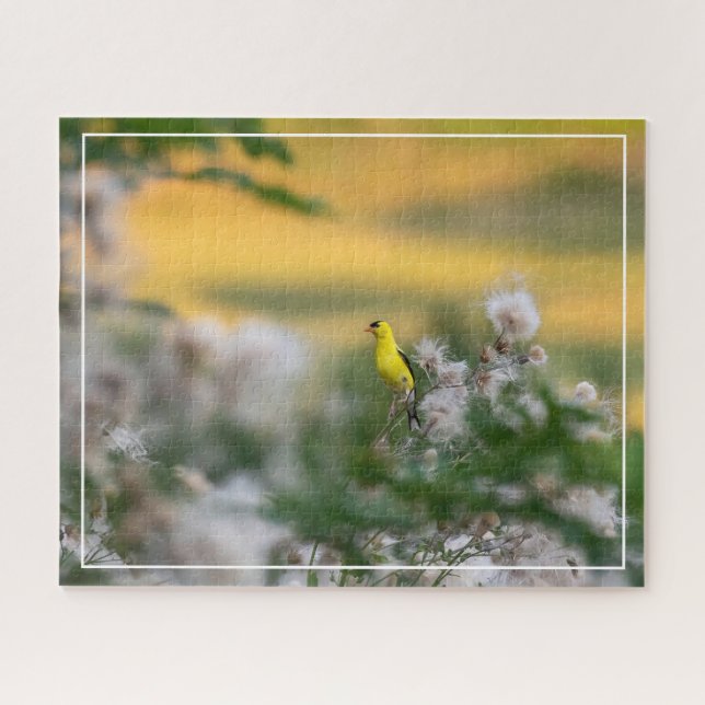 Puzzle Automne Goldfinch Et Thistle (Horizontal)