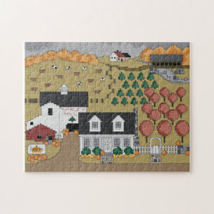 Puzzle Automne impeccable de colline