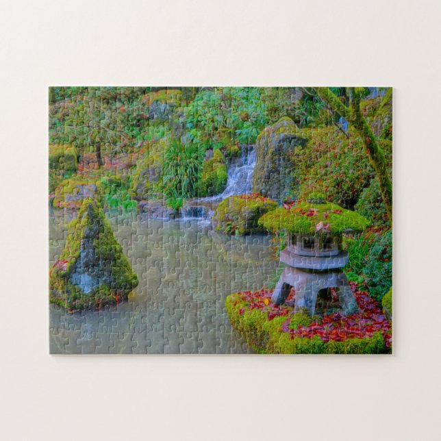 Puzzle Automne Jardin japonais Oregon. (Horizontal)