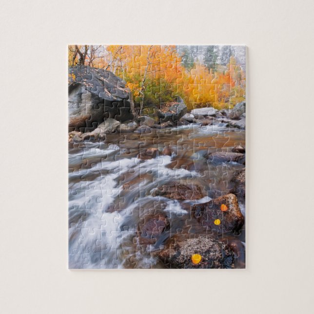 Puzzle Automne le long de Bishop Creek, CA (Vertical)