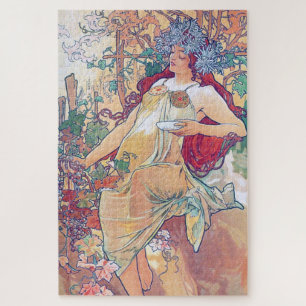Puzzle Automne (Quatre Saisons), Alphonse Mucha