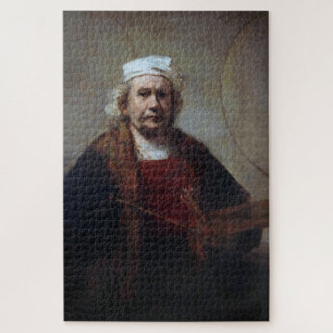 Puzzle Autoportrait à deux cercles, Rembrandt