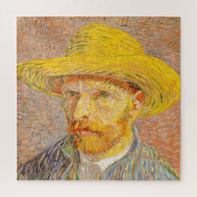 Puzzle Autoportrait de Vincent Van Gogh avec art Casquett (Vertical)